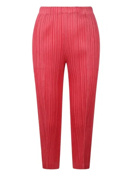 Cropp pantaloni Pleats Please Issey Miyake plisate roz