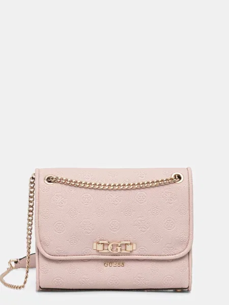 Guess geantă crossbody femei ANISE roz