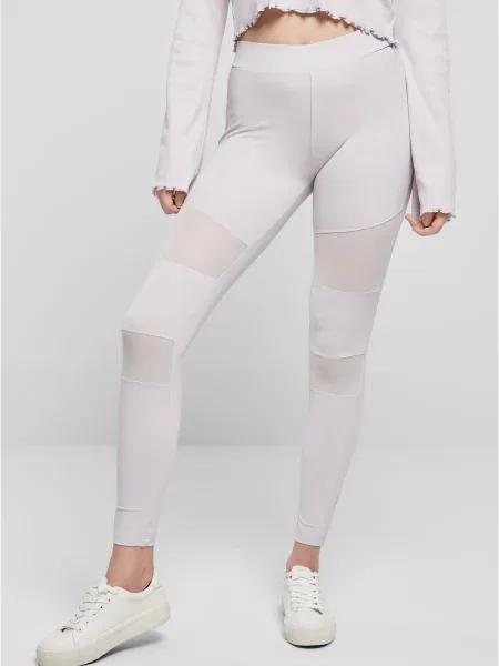 Leggings Urban Classics plasă gri