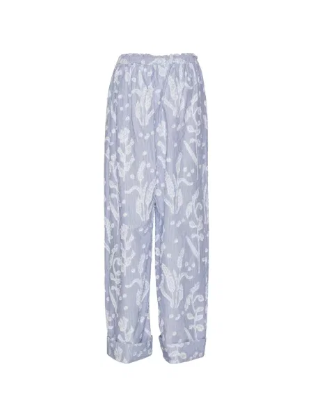Pantaloni Henrik Vibskov alb