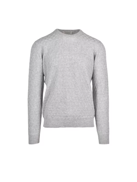 Sweter Filippo De Laurentiis wełniany szary