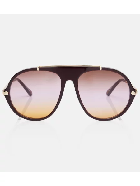 Ochelari de soare Chloé bordo