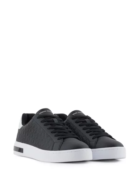 Sneakerși Armani Exchange negru