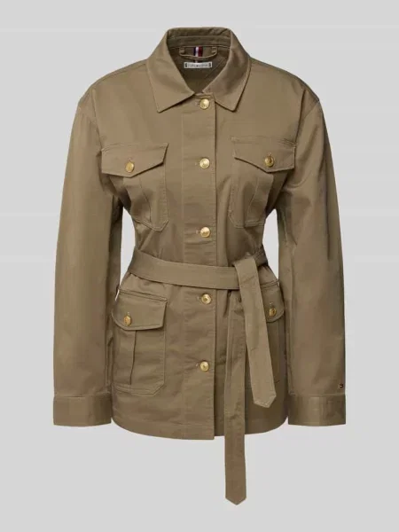 Kurtka koszulowa o kroju regular fit ze złotymi Tommy Hilfiger