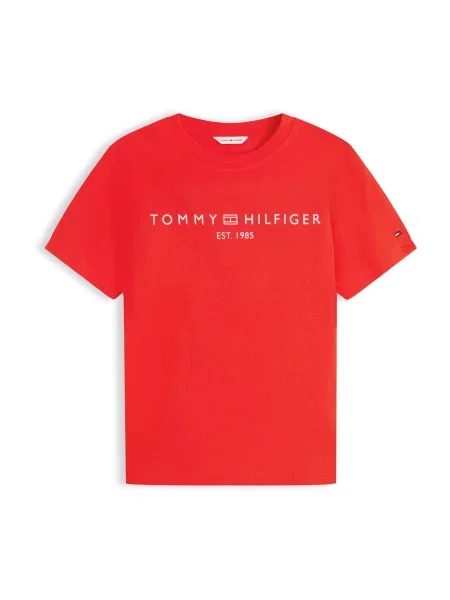 TOMMY HILFIGER Tricou roșu alb