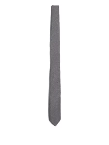 Krawat dziecięcy Thom Browne szary