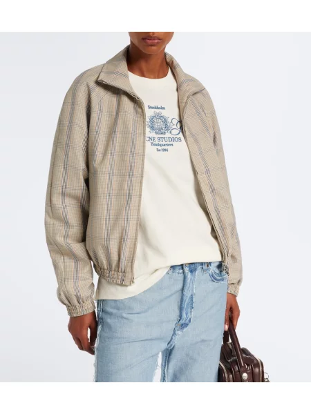 Geacă Acne Studios în carouri