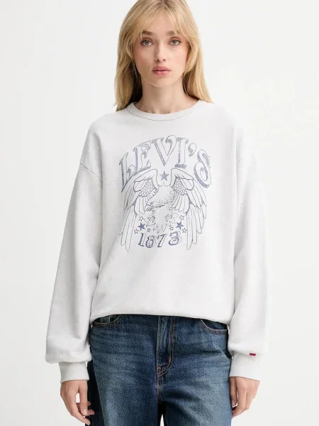 Суитчър Levi's® с принт сиво