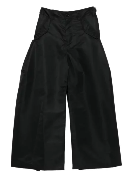 Pantaloni Sacai cu cataramă negru