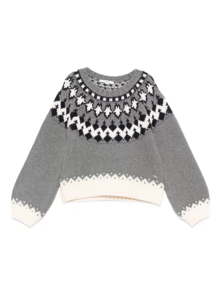 Sweter dziecięcy Chloe szary
