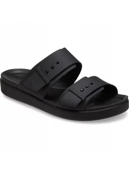 Sandały dla Kobiet Crocs Brooklyn Buckle Low. czarne