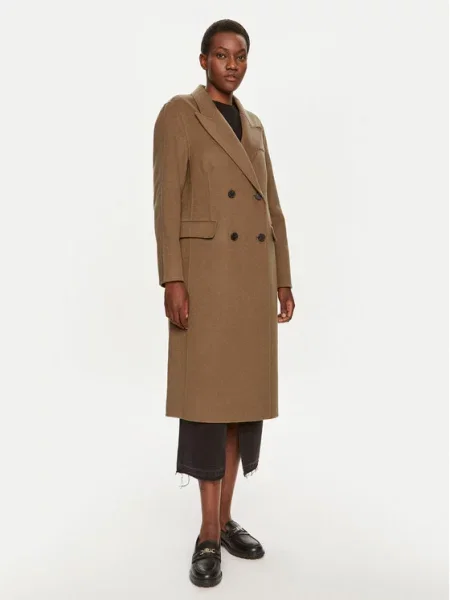Tommy Hilfiger Płaszcz wełniany Khaki
