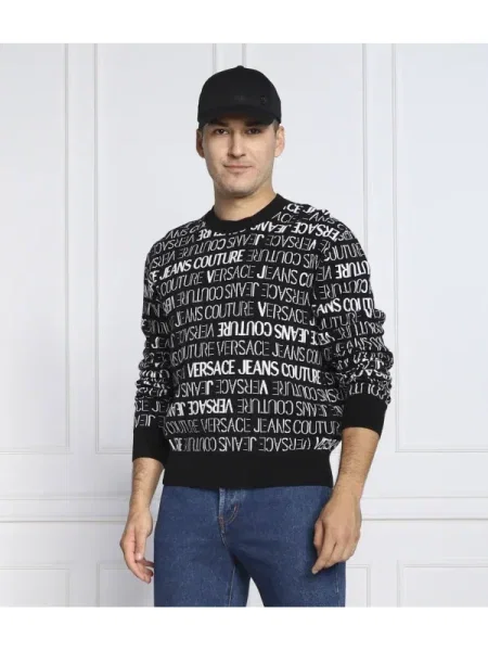 Versace Jeans Couture Pulover negru