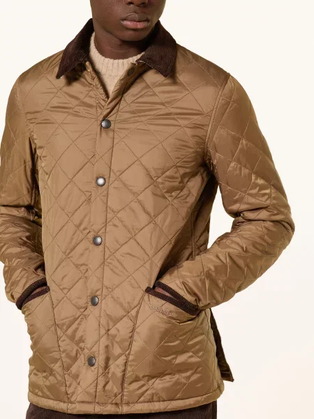 Barbour Prošívaná Bunda světle / tmavě hnědá