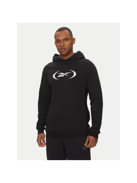 Reebok Pulóver Regular Fit fekete