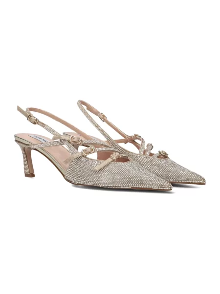 Czółenka Steve Madden z otwartą piętą żółta
