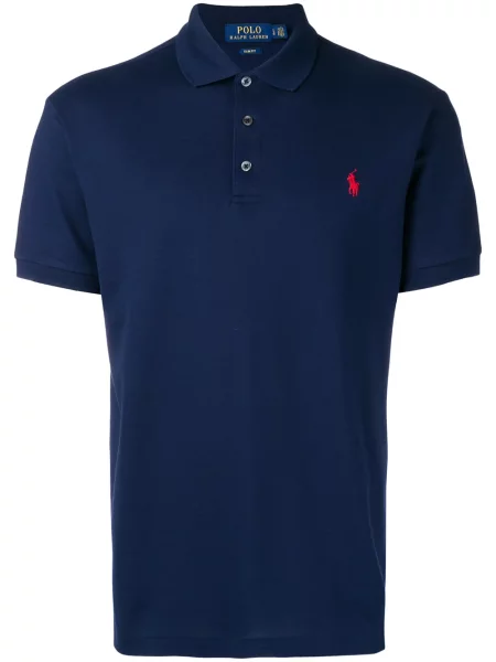 Polo Polo Ralph Lauren cu broderie albastru