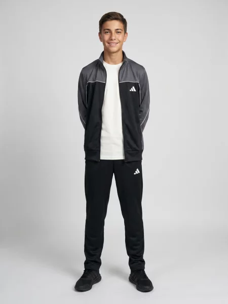 Gyerek melegítő szett Adidas szürke
