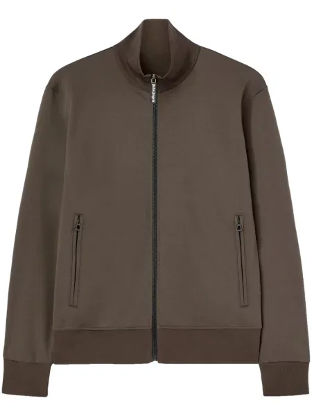 Яке Palm Angels с принт кафяво