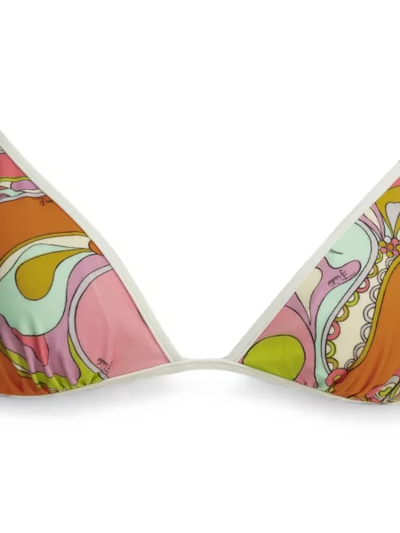 Top Pucci cu imagine portocaliu
