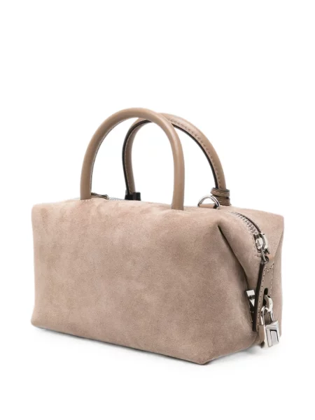 Geantă Max Mara din piele de căprioară