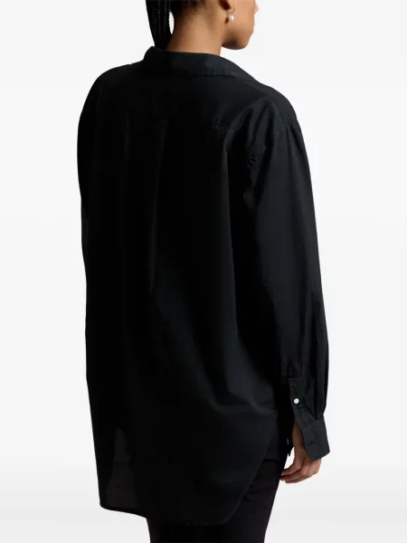 Tricou polo Polo Ralph Lauren cu dungi cu două rânduri de nasturi cu aplicații negru