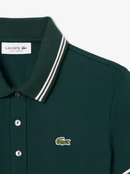Поло Lacoste зеленое