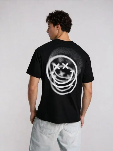 Košile Sinsay s potiskem černá