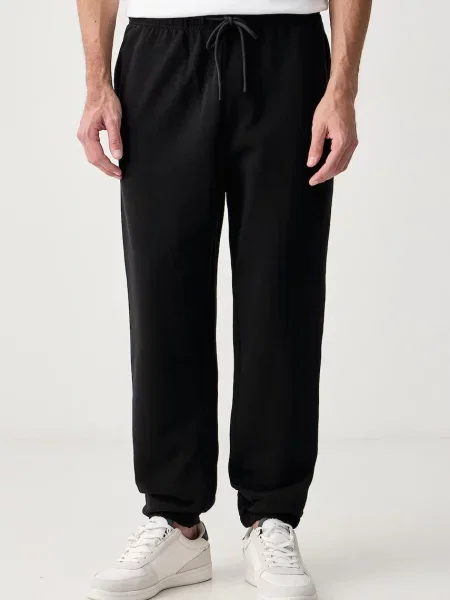 United Colors of Benetton pantaloni de trening pentru bărbați din negru