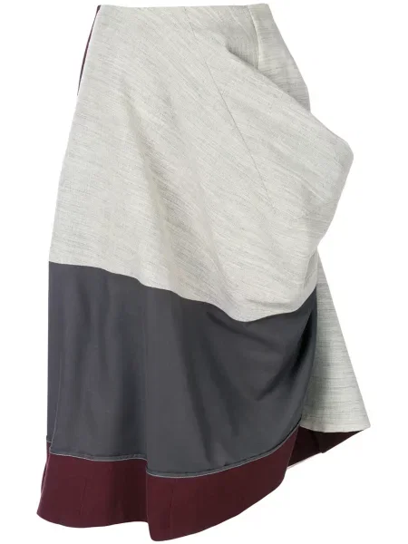Drapované sukně Comme Des Garçons Pre-owned šedé