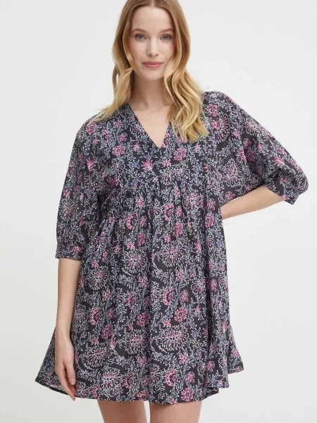 Šaty Pepe Jeans DARCY mini šedá
