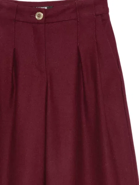 Spodnie dziecięce Balmain czerwone