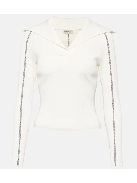 Pulover Simkhai alb
