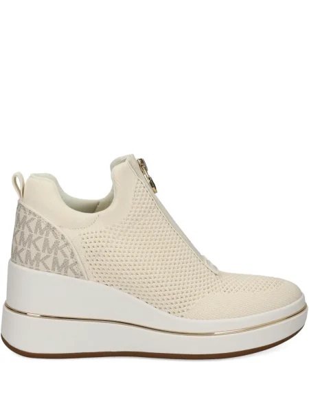 Sneakerși Michael Michael Kors cu cataramă cu platformă maro