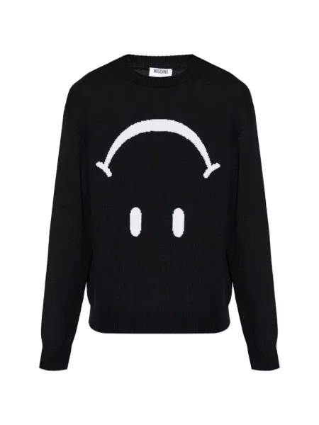 Pulover Moschino de lână negru
