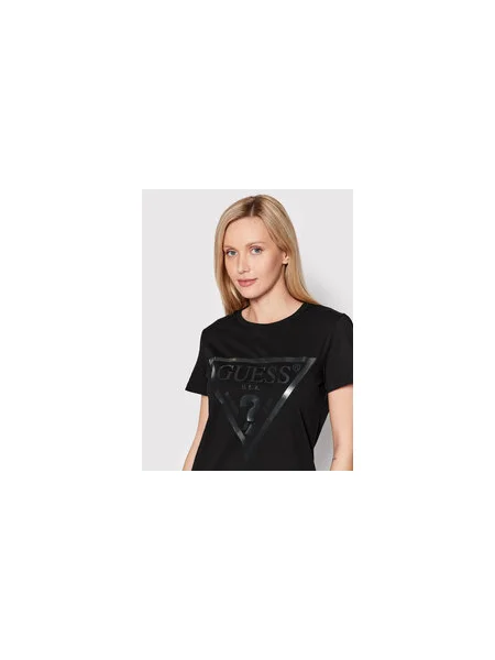 Guess Póló Regular Fit fekete