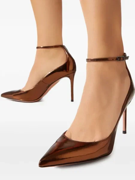 Pantofi cu toc Aquazzura maro