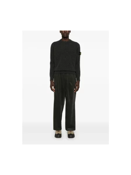 Sweter Stone Island z kamieniami szary