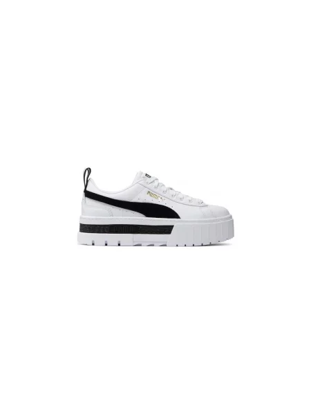 Cipele Puma Mayze Lth Wn s platformom bijela