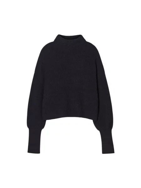Sweter z golfem Closed wełniany do golfa czarny