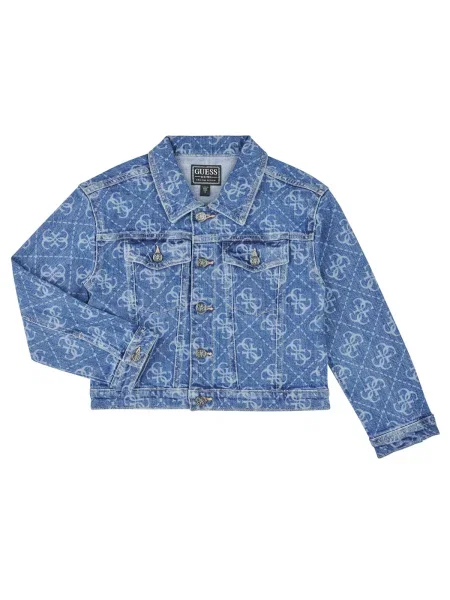 Gyerek denim ruha Guess kék