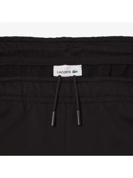 Lacoste Spodnie Dresowe Z Polaru czarne