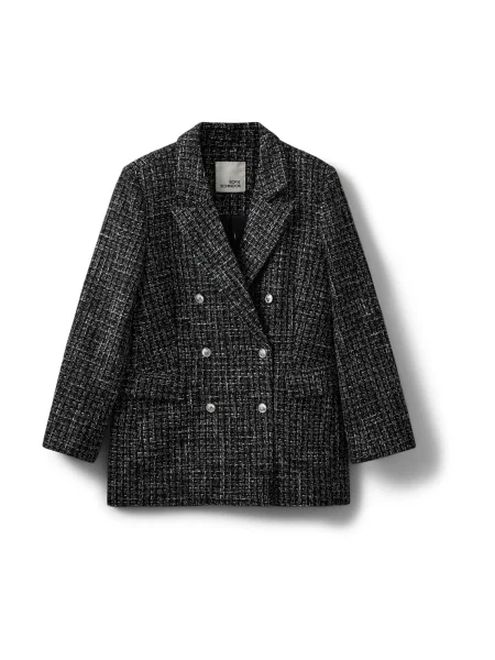 Sofie Schnoor Sacou Evie negru alb