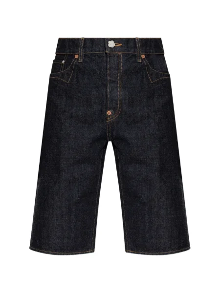 Pantaloni scurți din denim Kenzo albastru