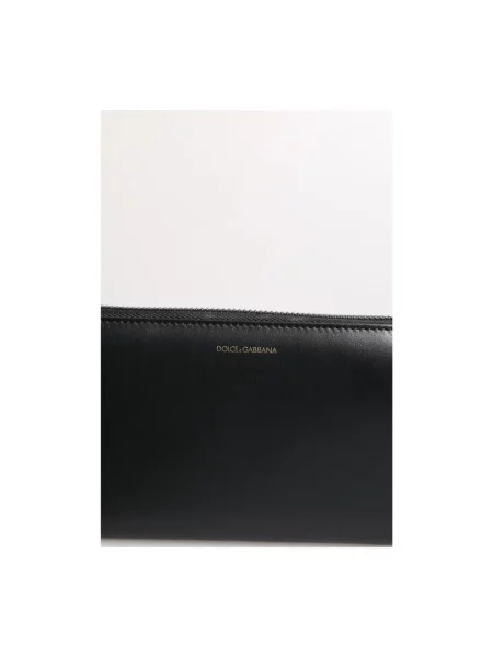 Portfel Dolce And Gabbana skórzany czarny