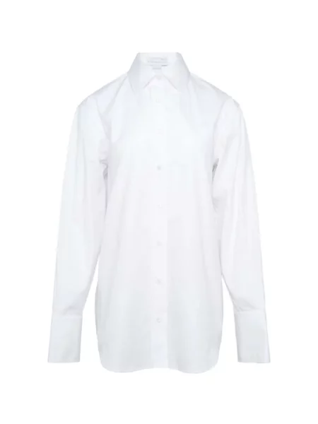 Cămașă Stella Mccartney din poplin alb