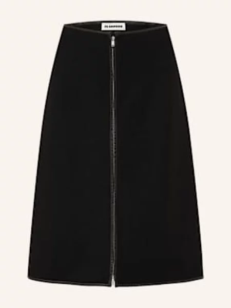 Jil Sander Spódnica schwarz czarna