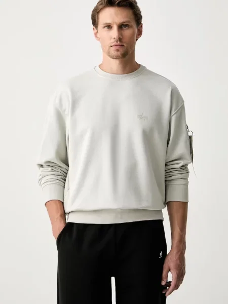 Alpha Industries hanorac pentru bărbați cu DTM Mid bej