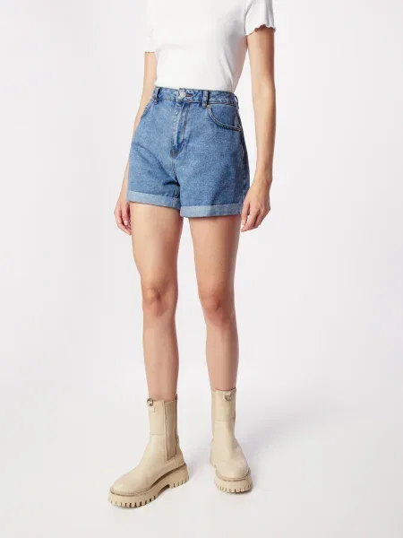 Jeans kratke hlače Vero Moda modra