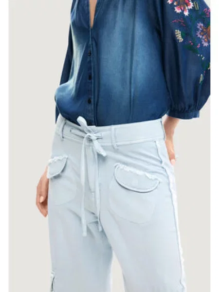 Desigual Cargo nadrágok kék